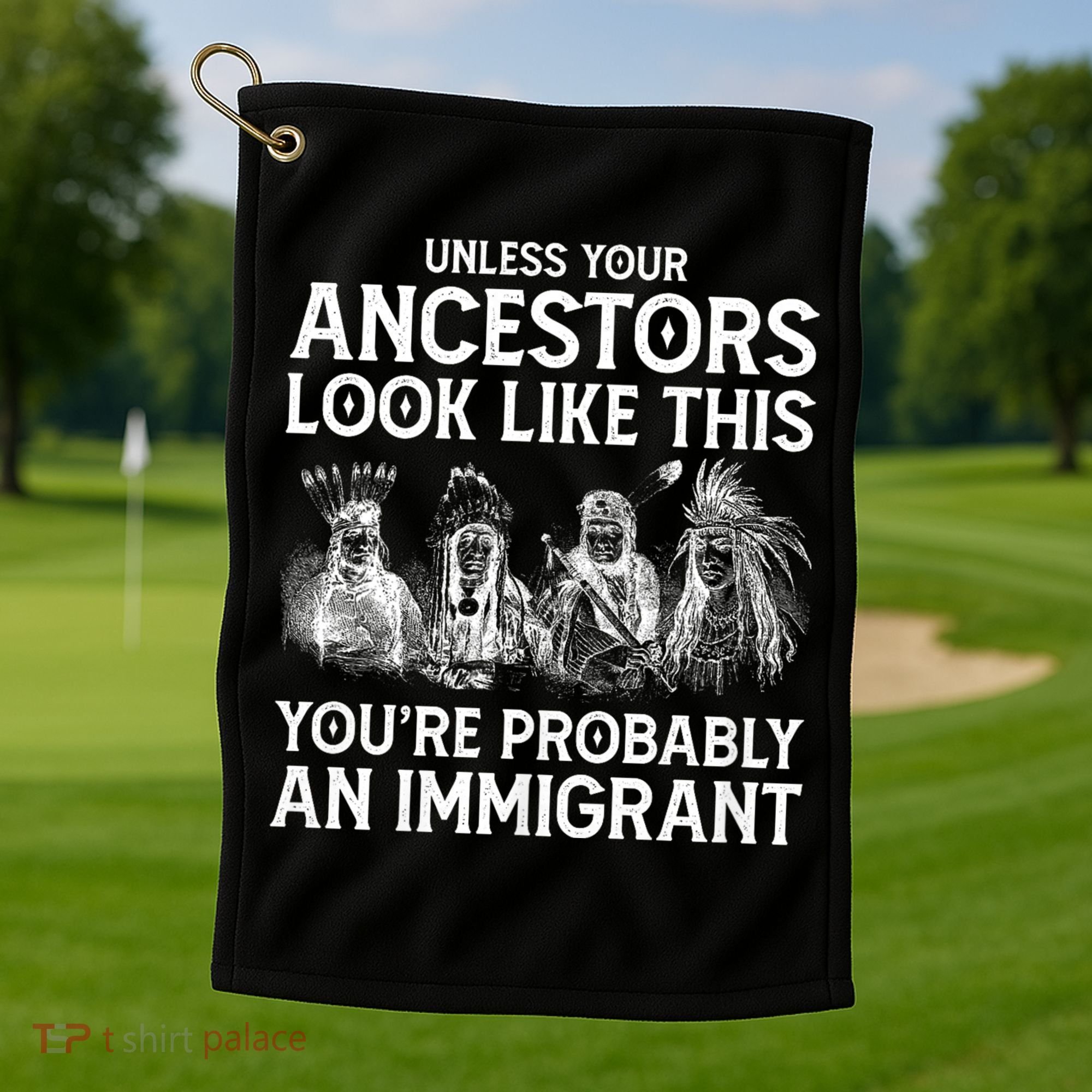 Your Ancestors Look Like This YouRe Probably An Immigrant Golf Towel