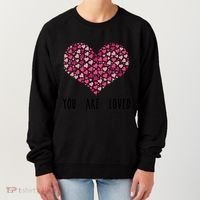 You Are Loved Heart Gift Women's Sweatshirt thumb 0