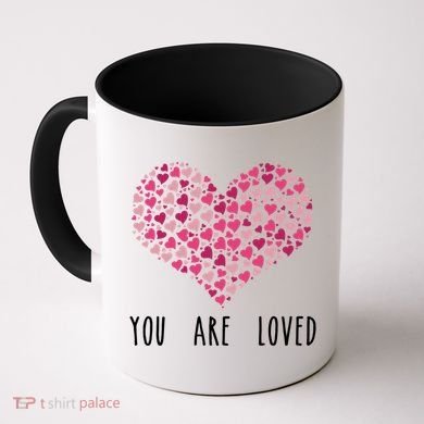 You Are Loved Heart Gift Coffee Mug