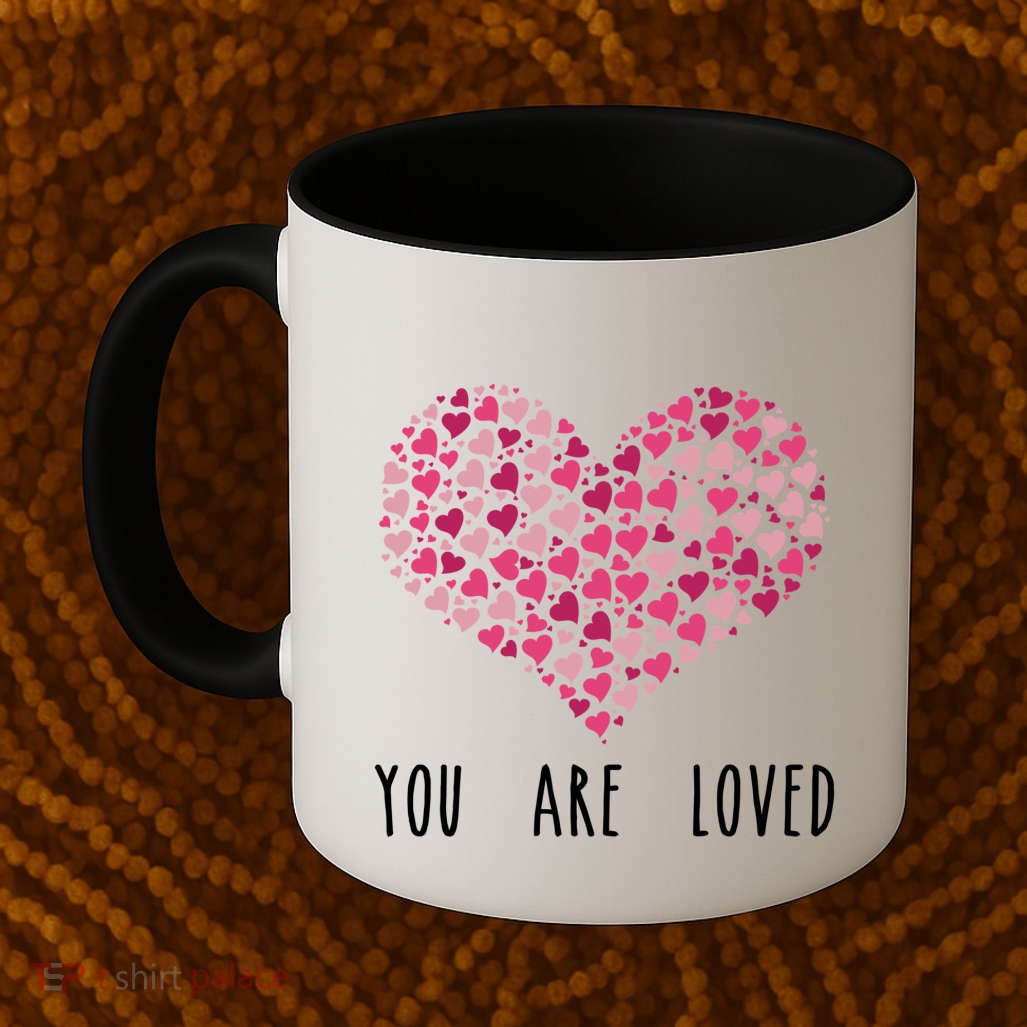 You Are Loved Heart Gift Coffee Mug