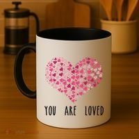 You Are Loved Heart Gift Coffee Mug thumb 4