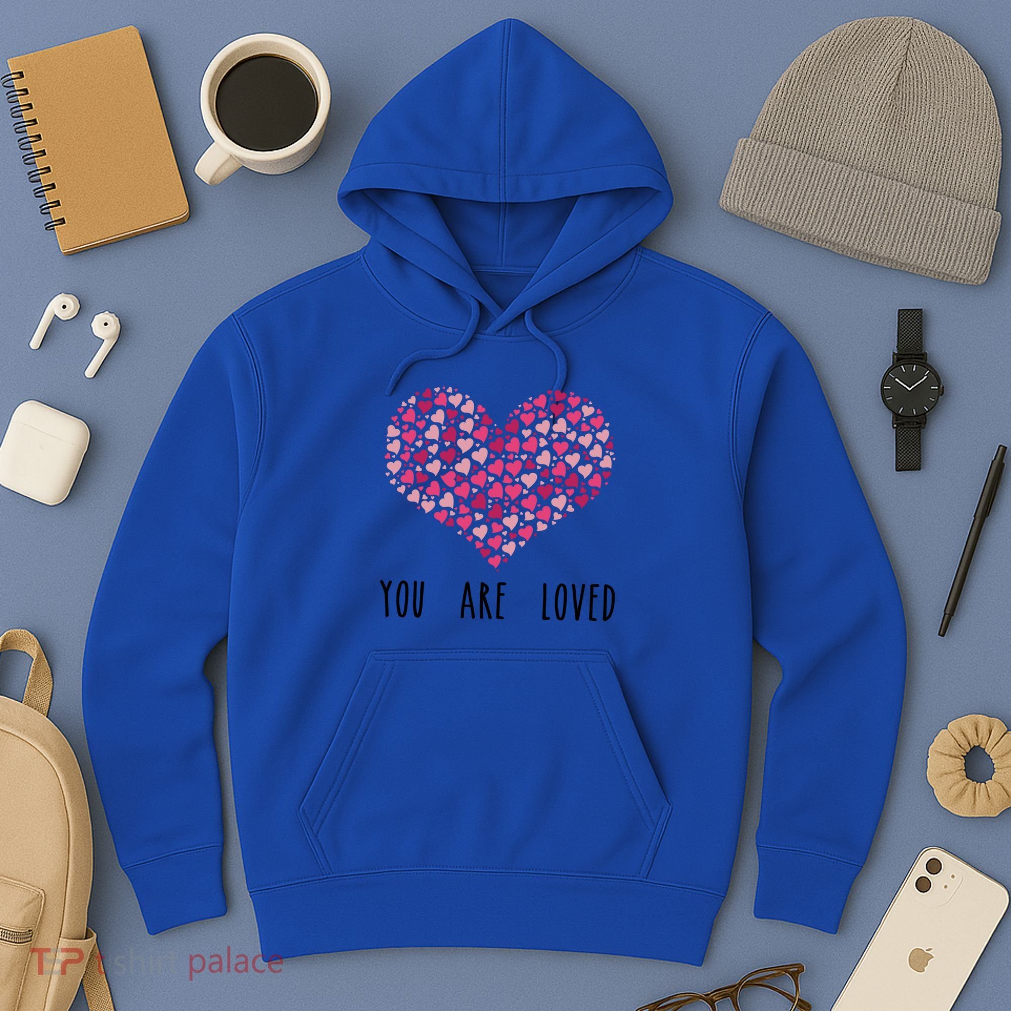 You Are Loved Heart Gift Hoodie