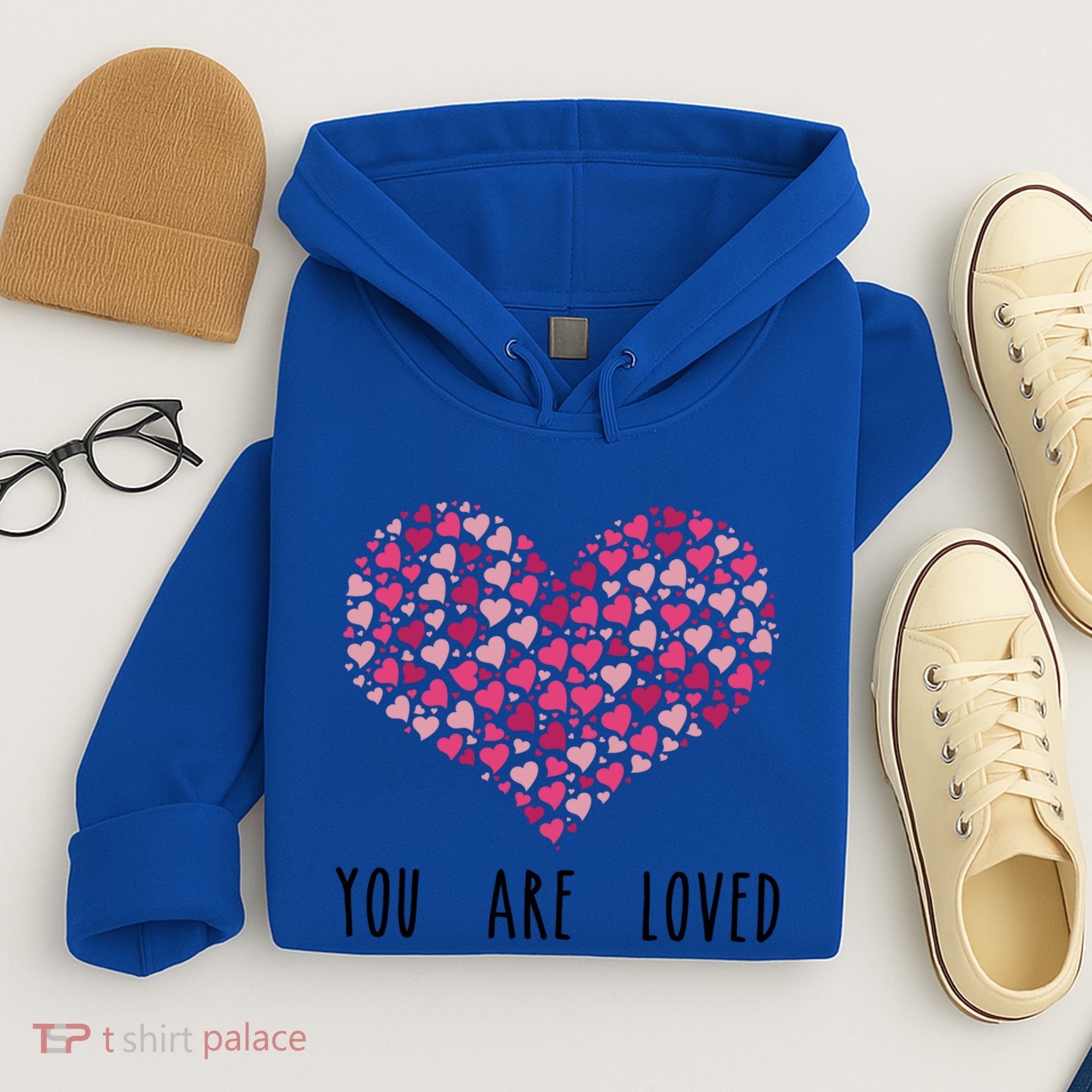 You Are Loved Heart Gift Hoodie
