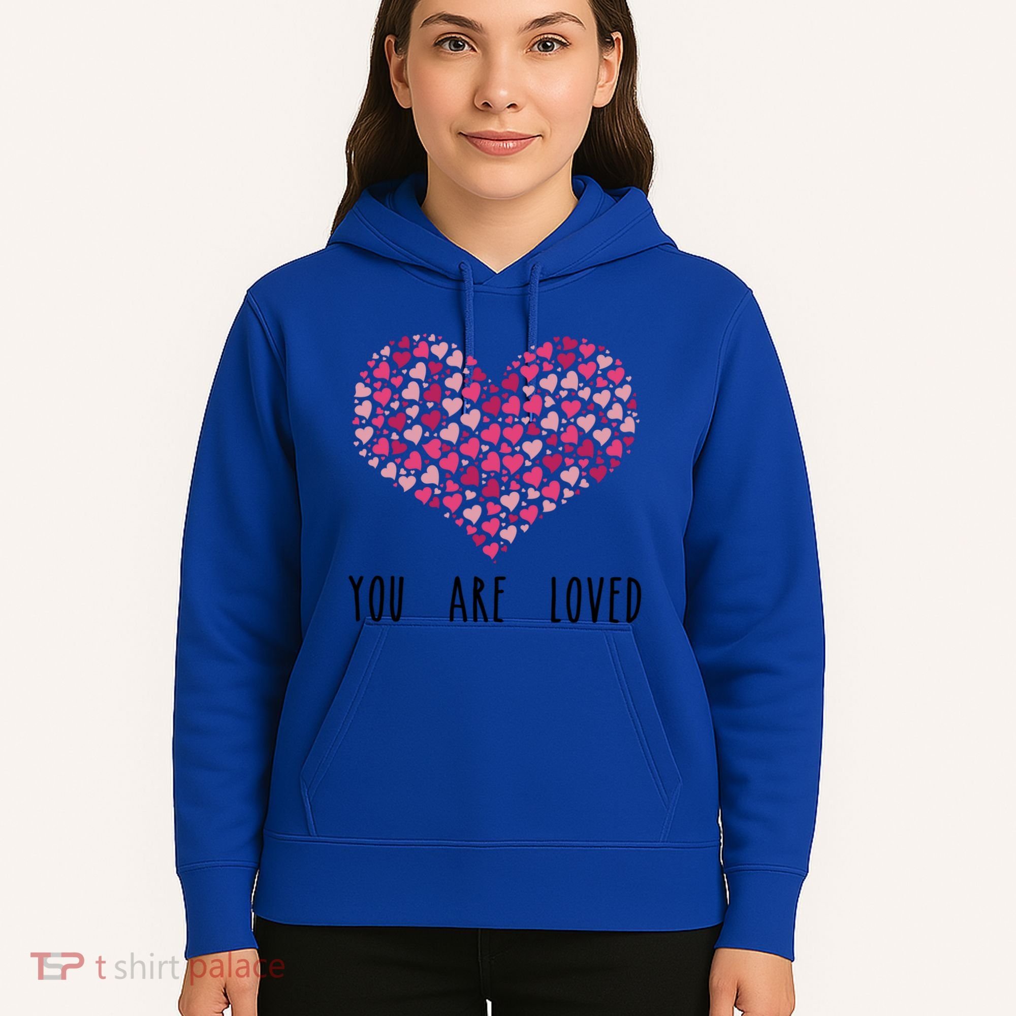 You Are Loved Heart Gift Hoodie