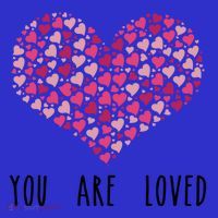 You Are Loved Heart Gift Hoodie thumb 7