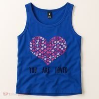 You Are Loved Heart Gift Tank Top thumb 2