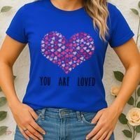 You Are Loved Heart Gift Women's T-Shirt thumb 2