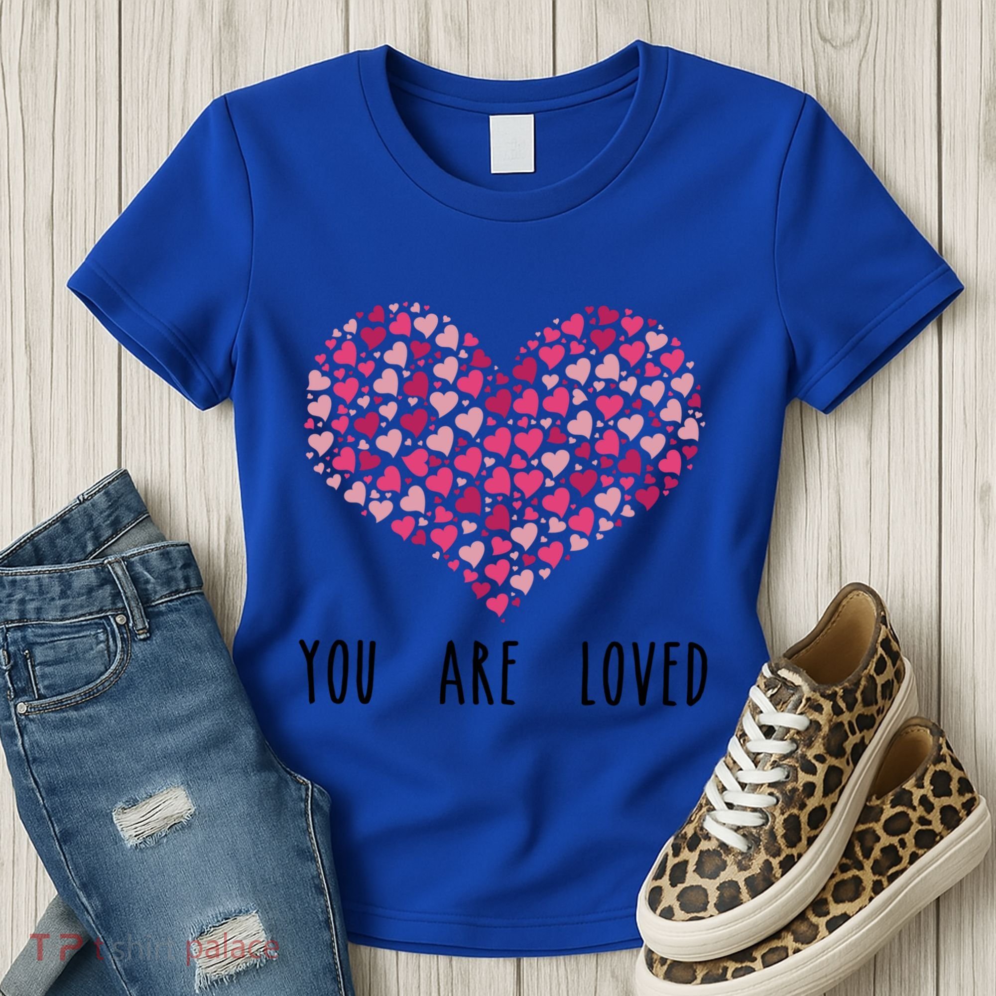 You Are Loved Heart Gift Women's T-Shirt
