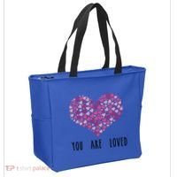 You Are Loved Heart Gift Tote Bag thumb 2