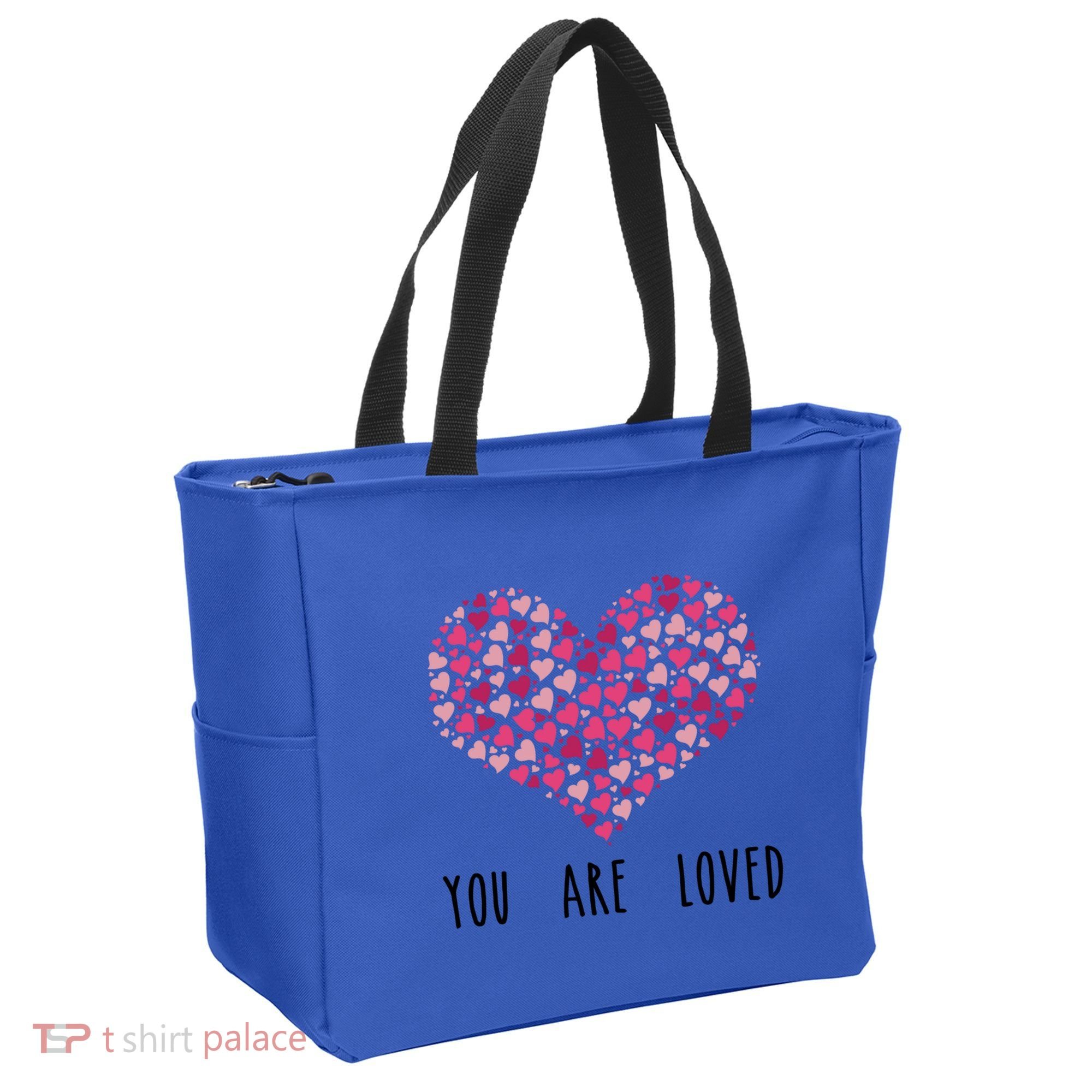 You Are Loved Heart Gift Tote Bag