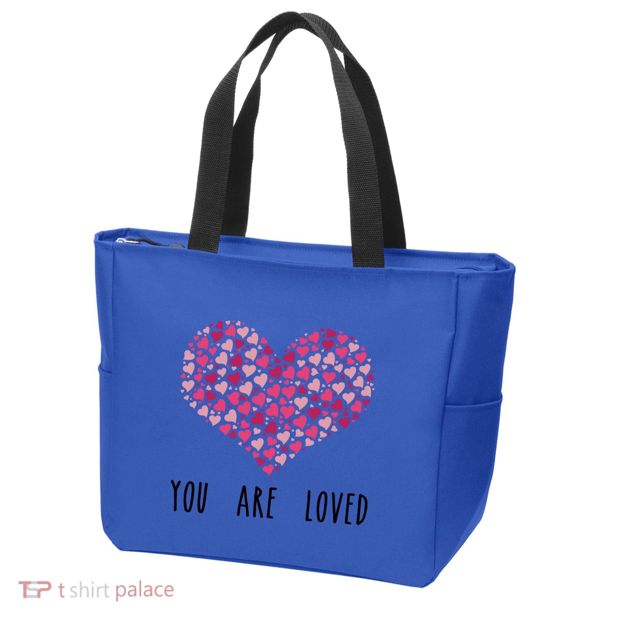 You Are Loved Heart Gift Tote Bag