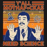 Y'all MothaF*ckas Need Science Funny Doggie Tank thumb 4