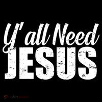 Yall Need Jesus Bucket Hat thumb 4