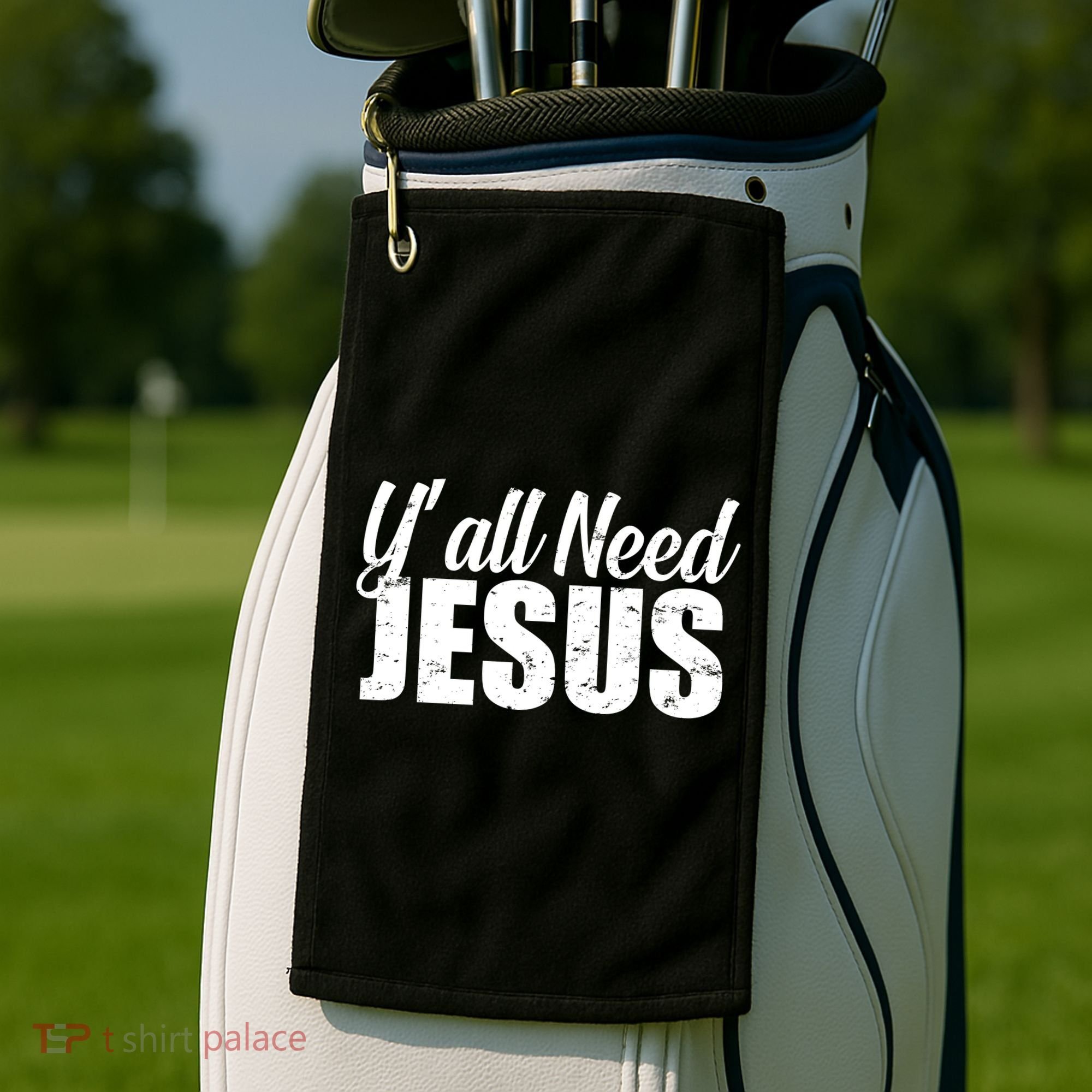Yall Need Jesus Golf Towel