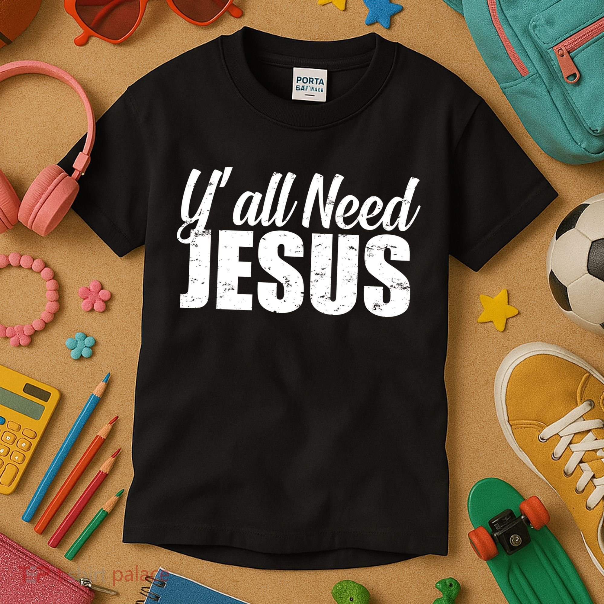 Yall Need Jesus Kids T-Shirt
