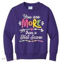 You Are More Than Your Test Score Kids Sweatshirt thumb 0