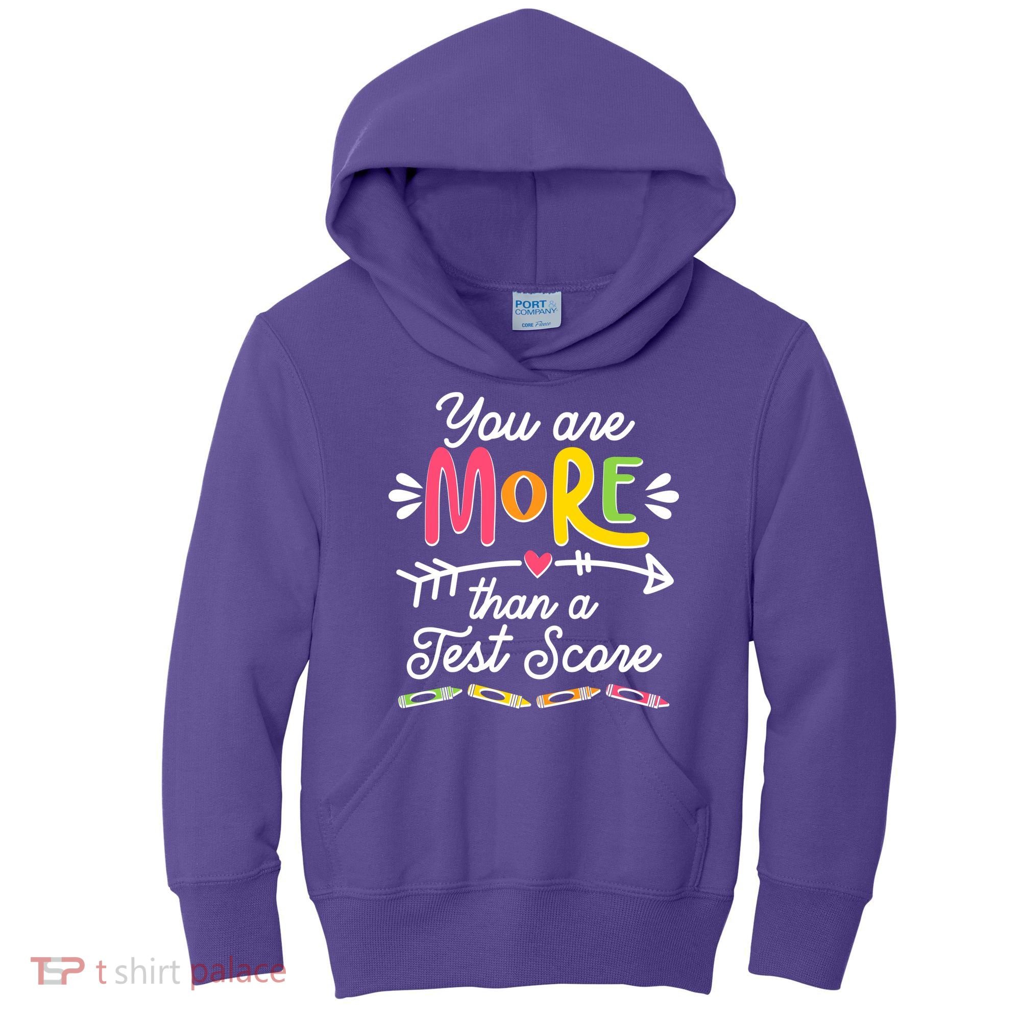 You Are More Than Your Test Score Kids Hoodie