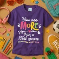 You Are More Than Your Test Score Kids T-Shirt thumb 3