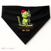 YouRe A Meow One Mr Cat USA-Made Doggie Bandana thumb 0