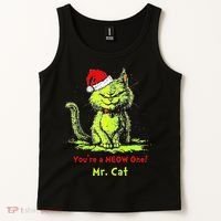 YouRe A Meow One Mr Cat Tank Top thumb 2