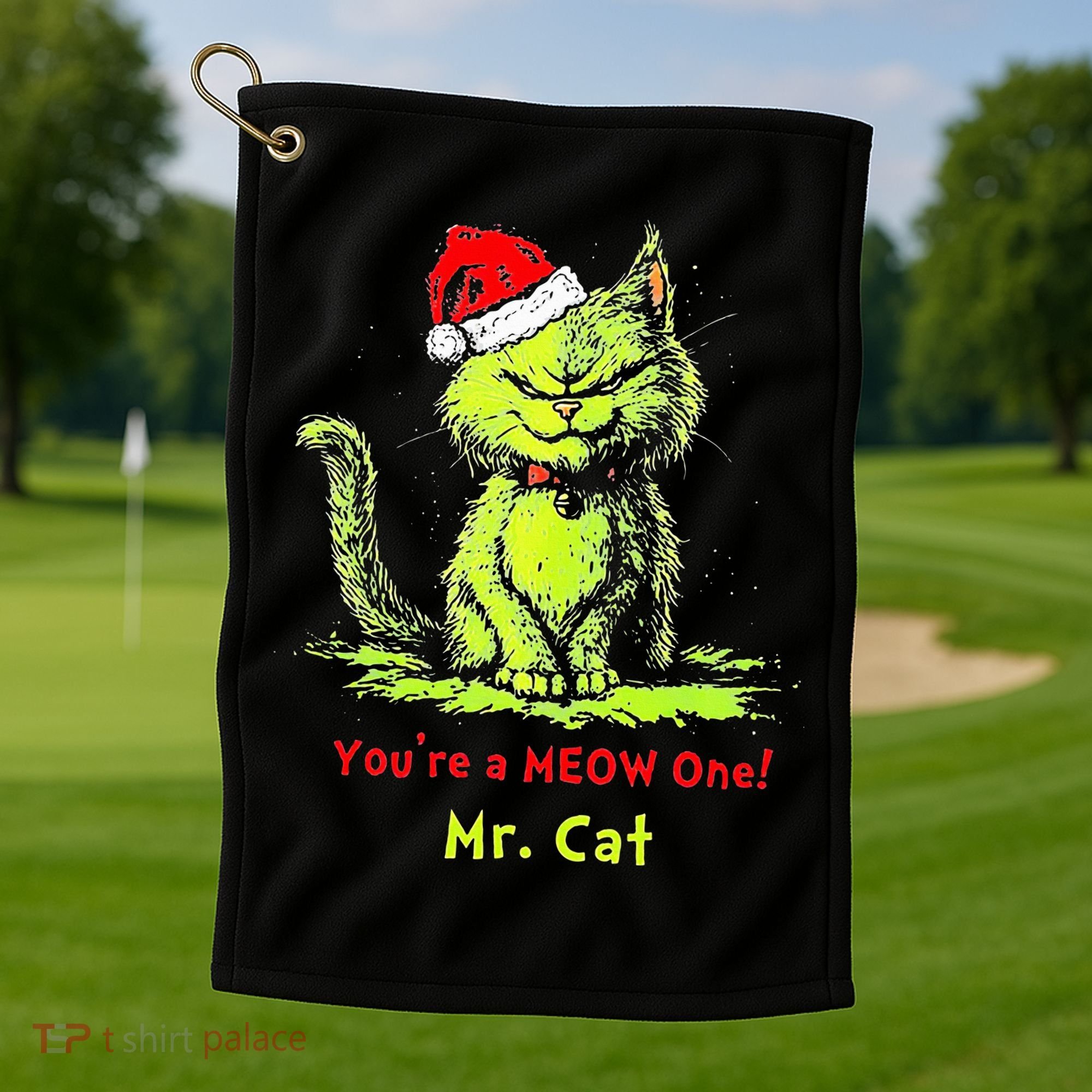 YouRe A Meow One Mr Cat Golf Towel