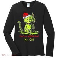YouRe A Meow One Mr Cat Women's Long Sleeve Shirt thumb 0
