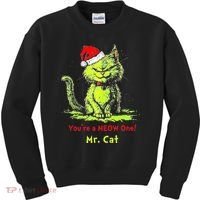 YouRe A Meow One Mr Cat Kids Sweatshirt thumb 0