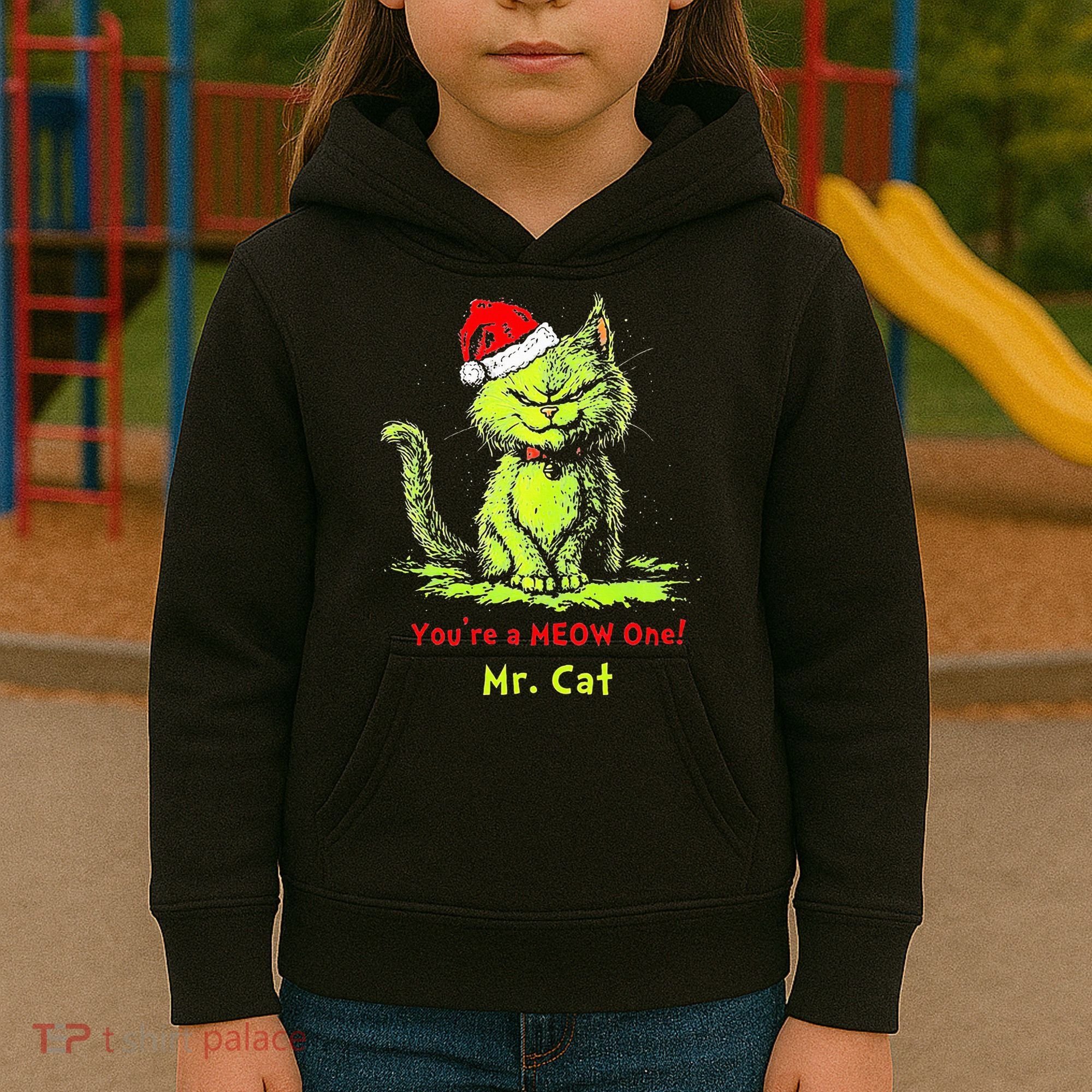 YouRe A Meow One Mr Cat Kids Hoodie