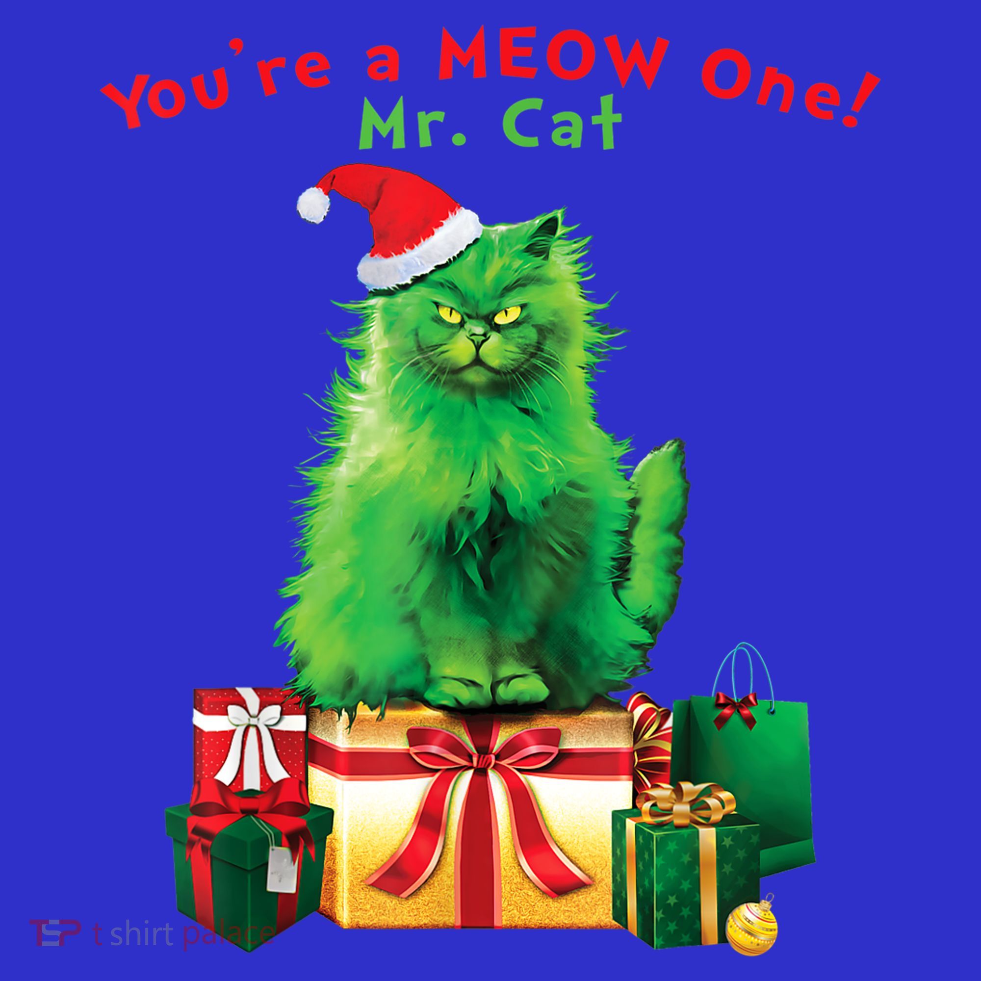 You're A Meow One Mr Cat Christmas Holiday Funny Cute Gift Sweatshirt