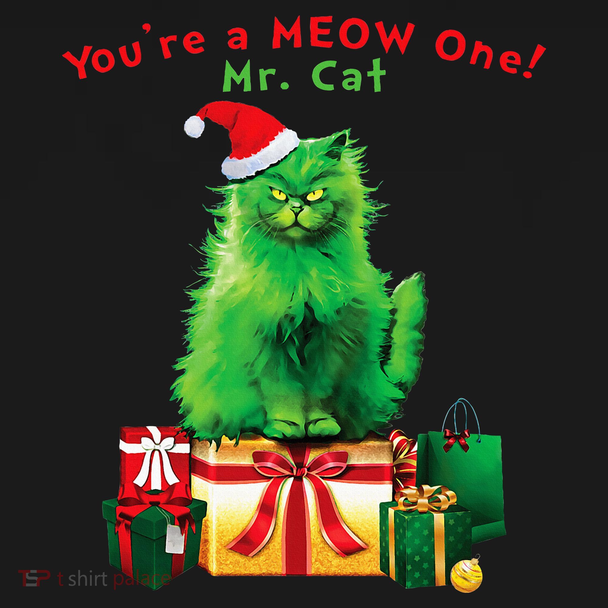 YouRe A Meow One Mr. Cat Christmas Holiday Funny Women's Hoodie