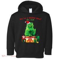YouRe A Meow One Mr. Cat Christmas Holiday Funny Toddler Hoodie thumb 0