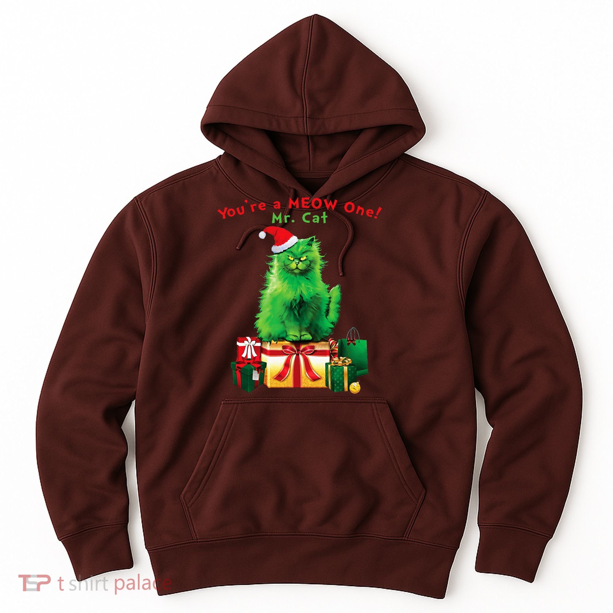 YouRe A Meow One Mr. Cat Christmas Holiday Funny Hoodie