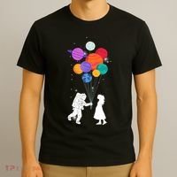 You Are My Universe Cute Space T-Shirt thumb 3
