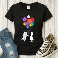 You Are My Universe Cute Space Women's T-Shirt thumb 3