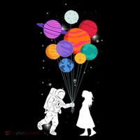 You Are My Universe Cute Space Women's T-Shirt thumb 6