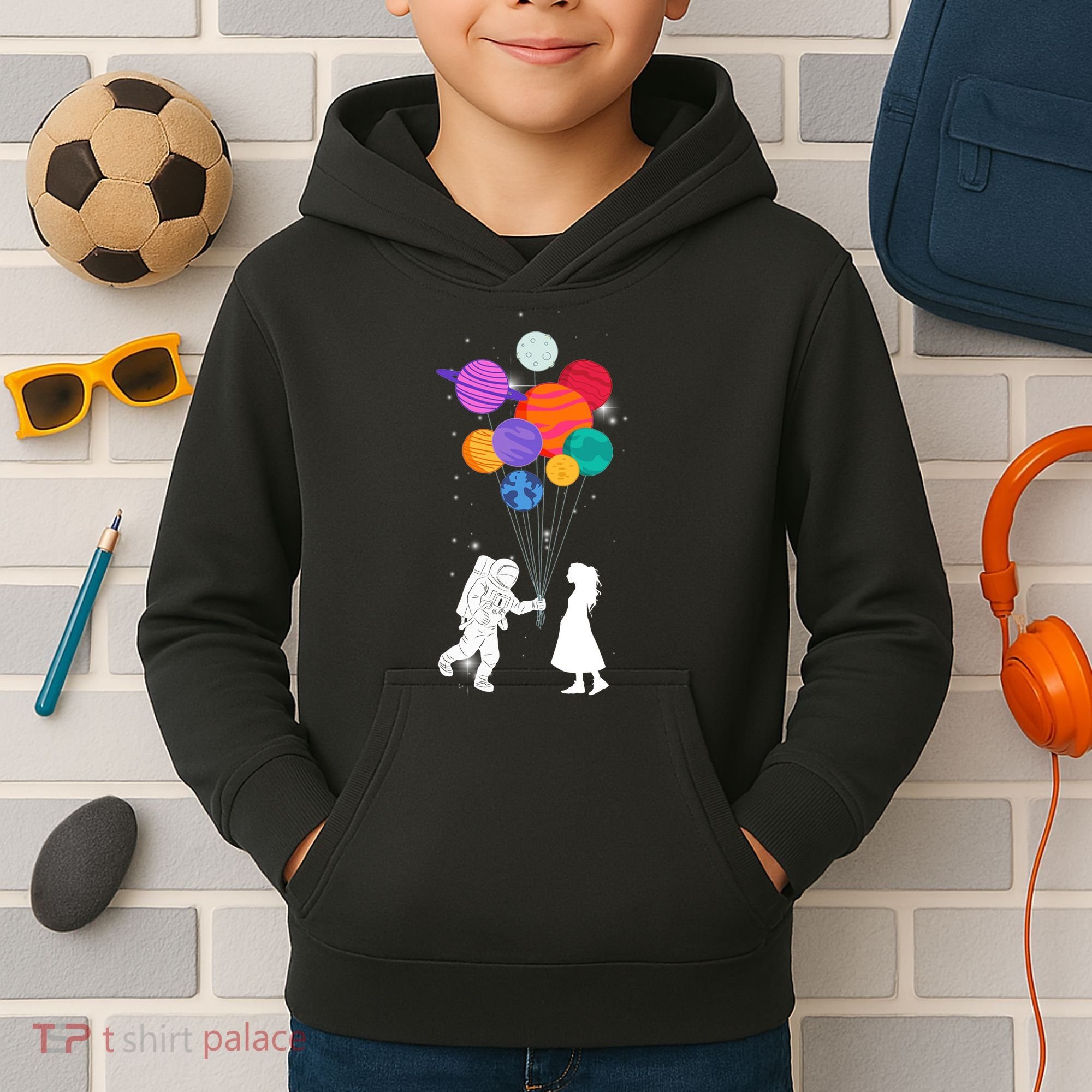 You Are My Universe Cute Space Kids Hoodie