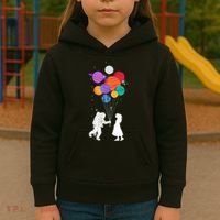 You Are My Universe Cute Space Kids Hoodie thumb 3