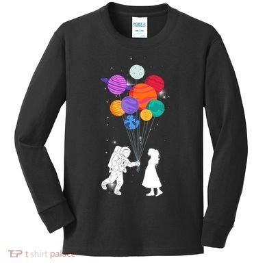 You Are My Universe Cute Space Kids Long Sleeve Shirt