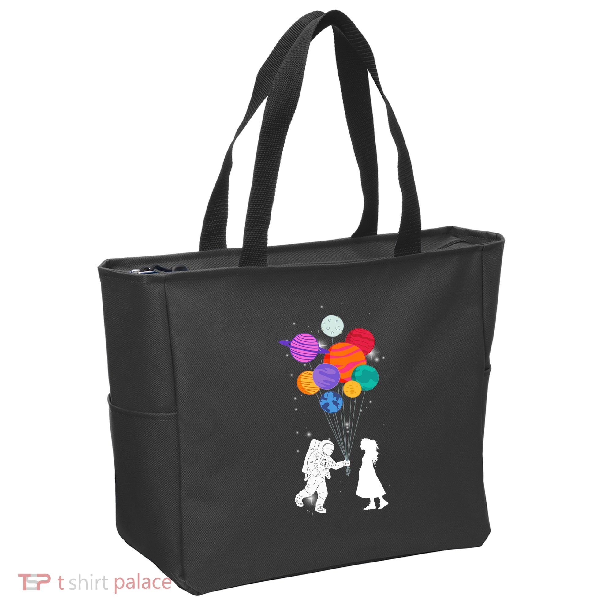 You Are My Universe Cute Space Tote Bag