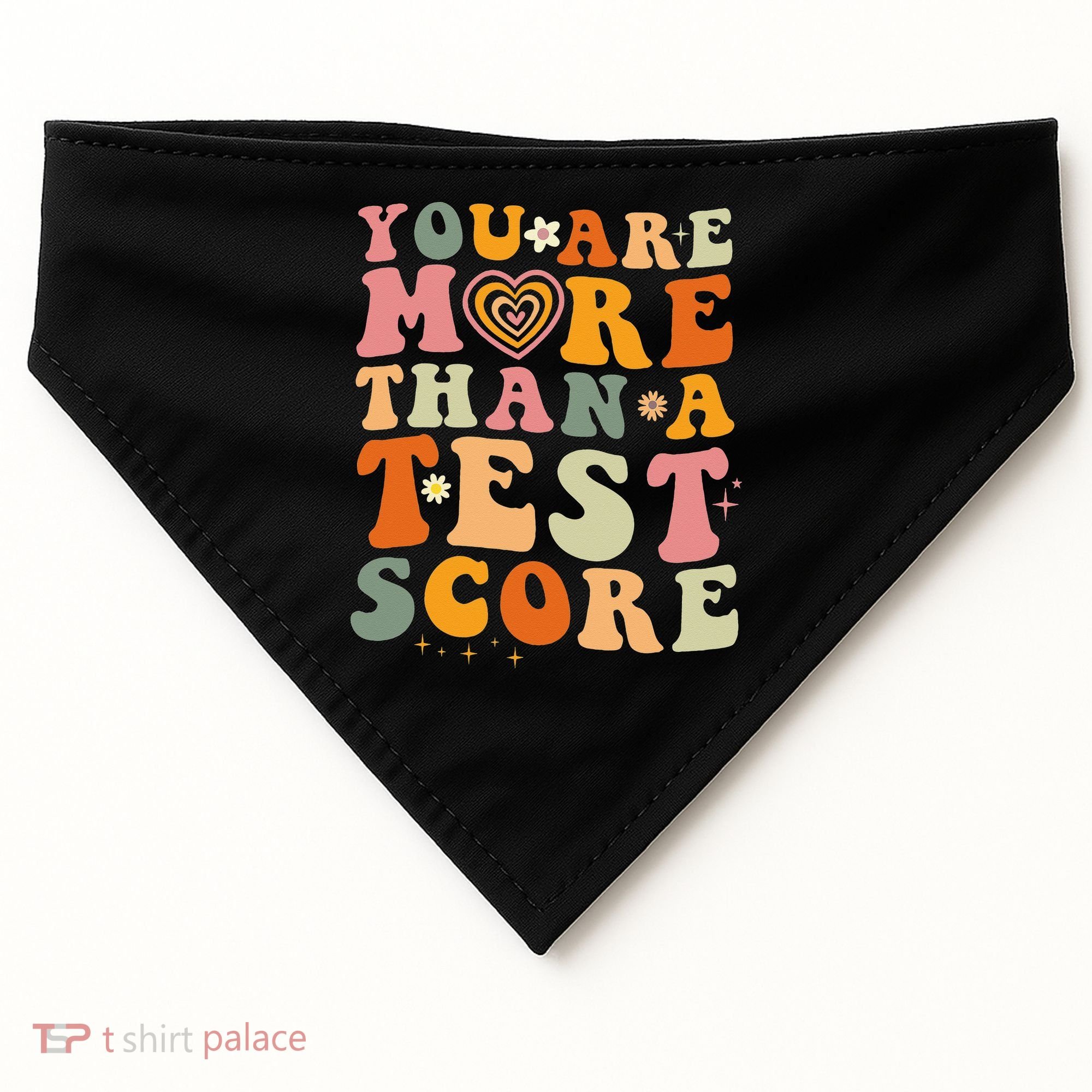 You Are More Than A Test Score Teacher Testing Test Day USA-Made Doggie Bandana