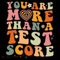 You Are More Than A Test Score Teacher Testing Test Day Women's Hoodie thumb 2