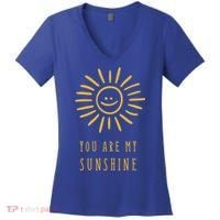 You Are My Sunshine Women's V-Neck T-Shirt thumb 0