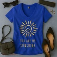 You Are My Sunshine Women's V-Neck T-Shirt thumb 2