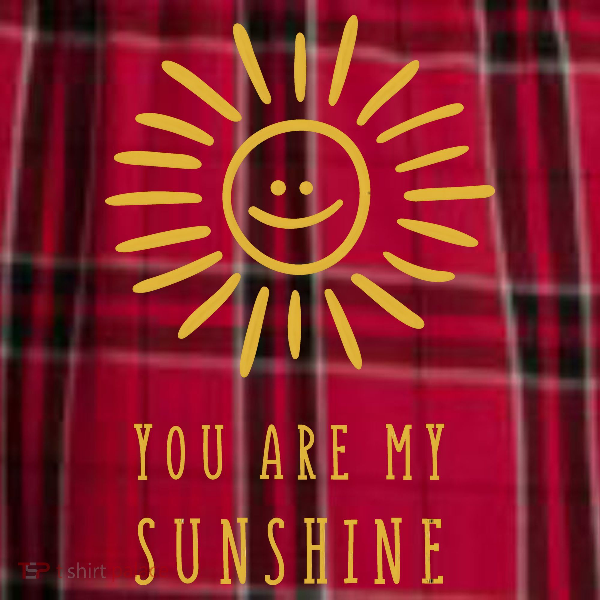 You Are My Sunshine Men's Flannel Plaid Pajama Pants