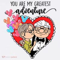 You Are My Greatest Adventure His Carl Her Ellie Happy Valentine's Day Women's Tank Top thumb 5