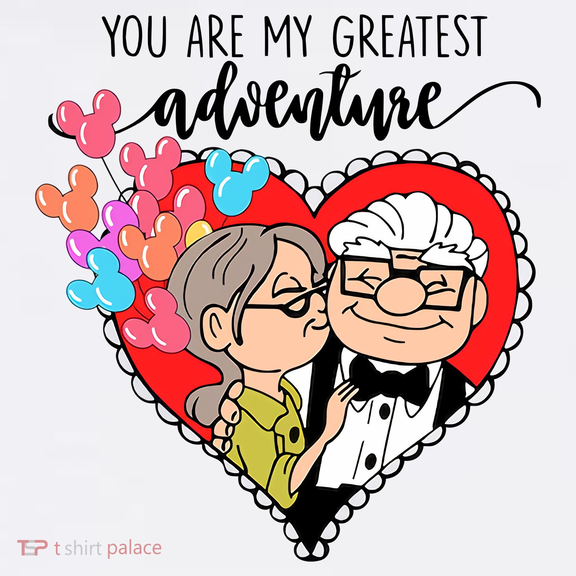 You Are My Greatest Adventure His Carl Her Ellie Happy Valentine's Day Women's Tank Top