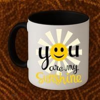 You Are My Sunshine Smiley Smiling Sun Gift Coffee Mug thumb 2