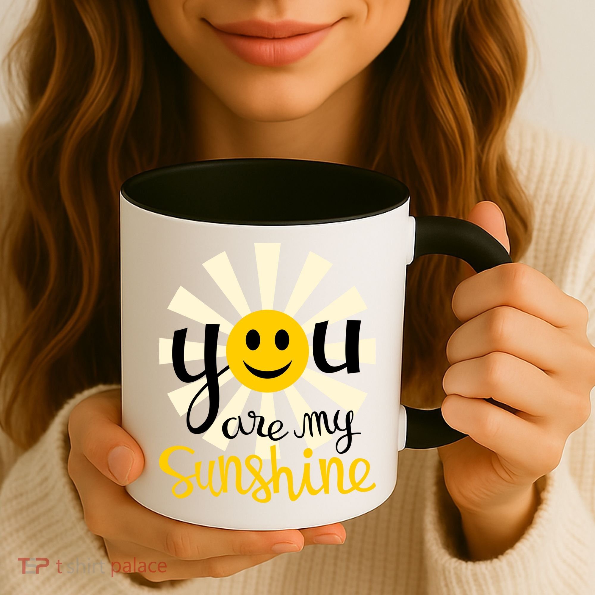 You Are My Sunshine Smiley Smiling Sun Gift Coffee Mug