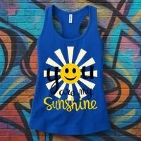 You Are My Sunshine Smiley Smiling Sun Gift Women's Tank Top thumb 3