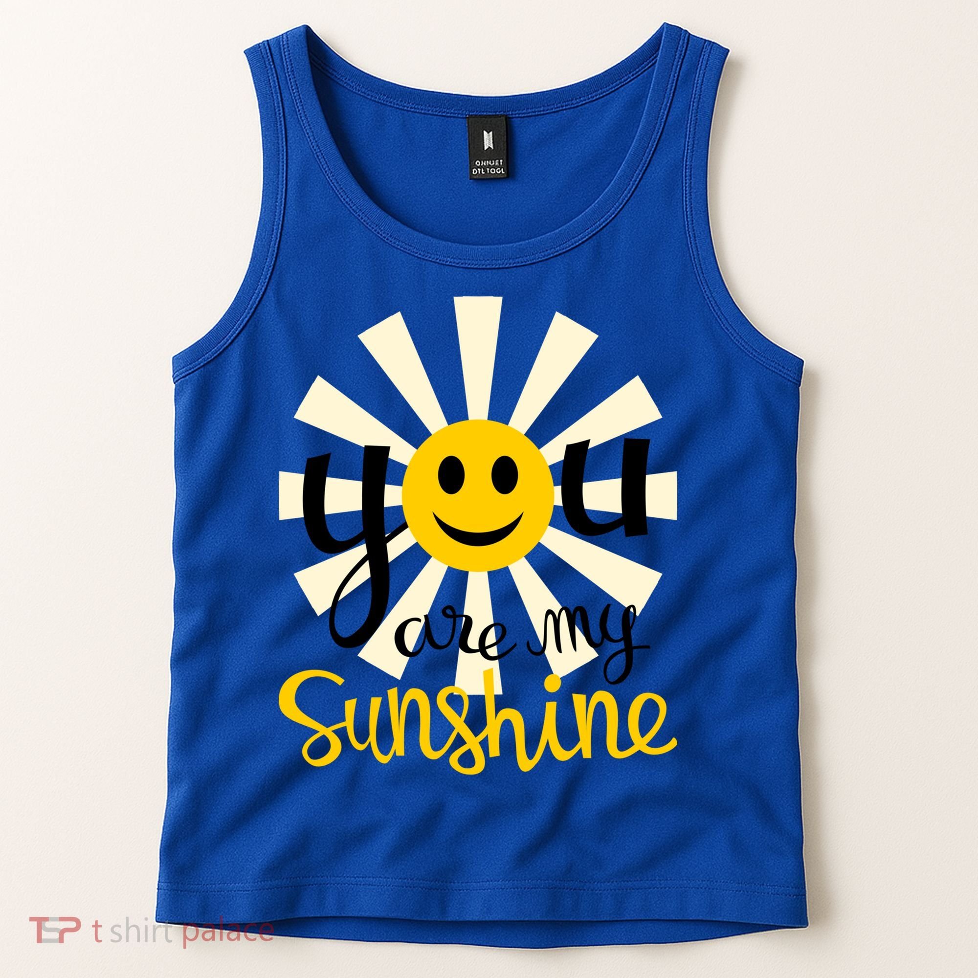You Are My Sunshine Smiley Smiling Sun Gift Tank Top